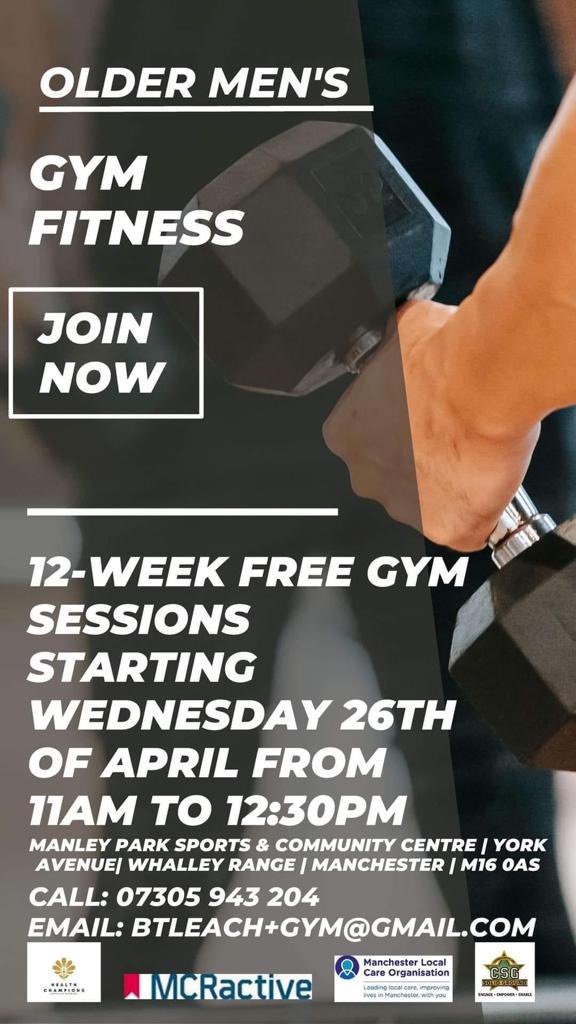 YSGgyms's tweet photo. Brilliant to launch our new free Older Mens Fitness Project ready to kickstart from next Wednesday, 26th April. 

This is a chance for participants to improve their physical and mental wellbeing while socialising in the local community 😀💪🏽

Get in touch if you are interested 💫 https://t.co/iMcRPcmU9z