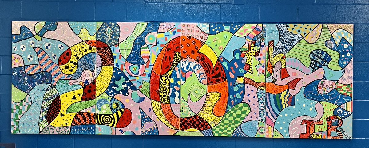 What a great day at FWES IB/PYP- look at our latest student collaboration celebrating 20 years as an IB PYP!
