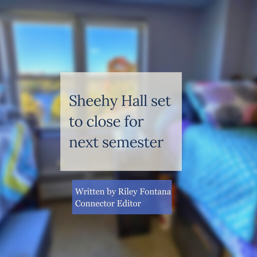 Sheehy Hall set to close for next semester. 

📱Click link below to read! 

📸 (Photo courtesy of UMass Lowell) “Inside a Sheehy Hall two-person dorm.”

umlconnector.com/2023/04/sheehy…