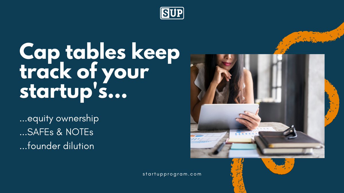 StartupProgram_'s tweet photo. A #CapTable is a crucial tool for #startups to develop financial stability and attract investors. Check out more about our #captables and the whole #SUPPlatform with a free demo at https://t.co/QHRmoZXmif
#StartUpProgram #VentureCapital #Startup #VentureInvestment #StartupFunds https://t.co/iJnqyVW9pD