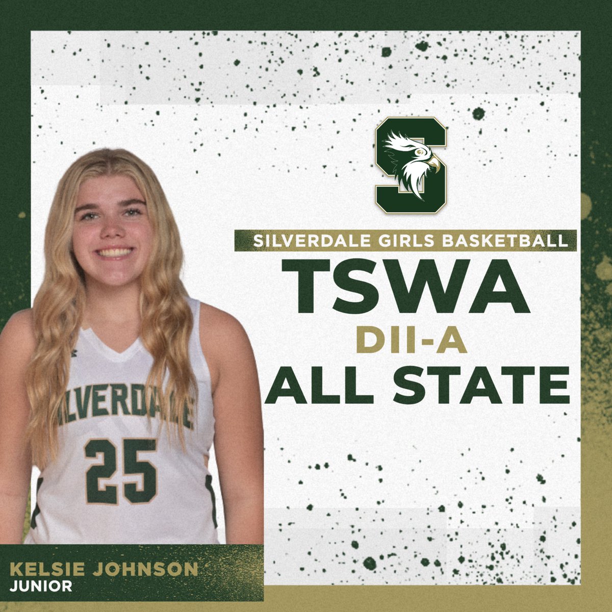 Shout out to Kelsie Johnson on making the Tennessee Sports Writers Association All State team! Proud of you Kelsie!