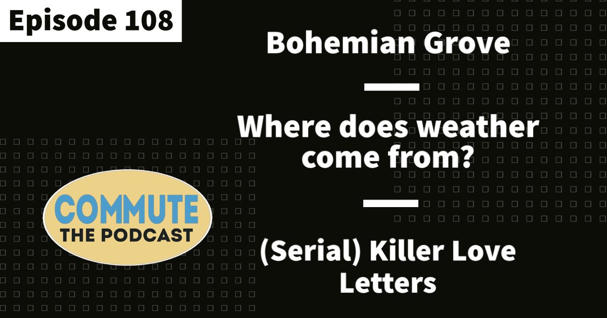 PodcastCommute's tweet photo. On Commute 🎙️

This summer camp has everything from policy talks to a sacrifice to a giant owl.

There aren’t many options for how weather stations get their information.

All over America, love letters get delivered to serial killers. Why?

https://t.co/c63B5OG6oU https://t.co/OARez6fOrX