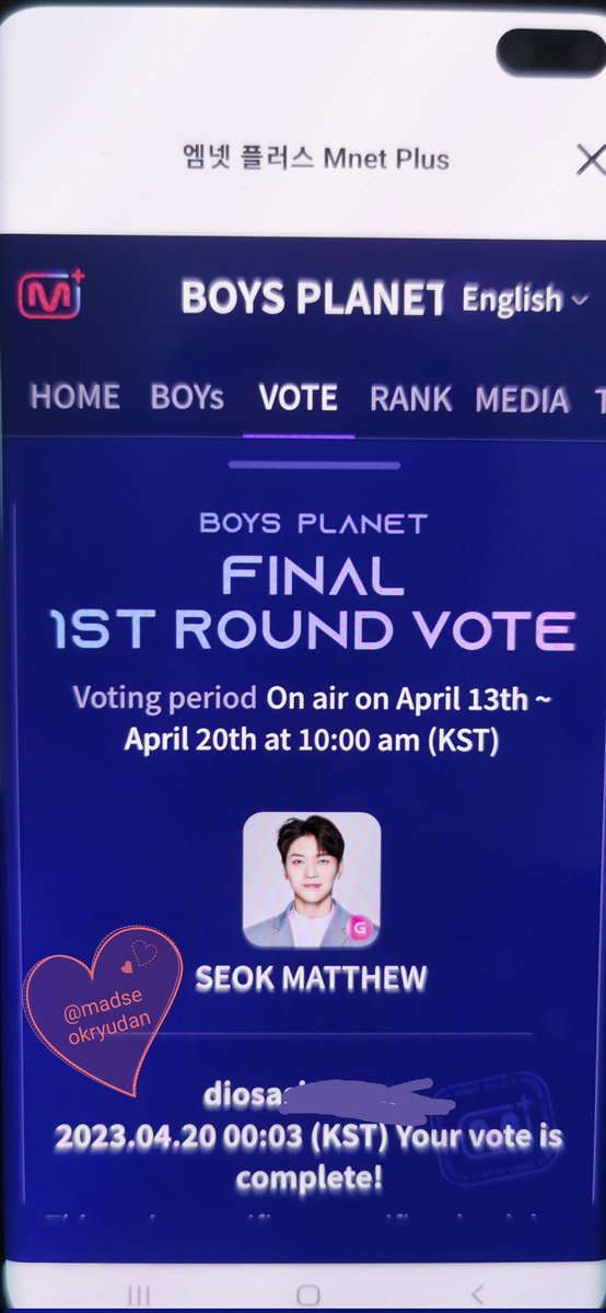 madseokryudan's tweet image. 🚨 D-DAY 20/04 🚨 
Manifesting 🕯️석매튜 데뷔 가자!!! 🕯️ Seok Matthew debut in be1per jebal!! 🙏 HE DESERVES A SPOT FFS🔥
#Matthew1Pick #SEOKMATTHEW #OnlyForMatthew #석매튜 #석매튜데뷔