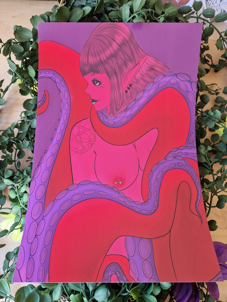 Ghostly___Void's tweet photo. She is now on my ESTY! 

#tentacles #censored #art #smallbusiness #smallartist #artist #digitalart #print #Etsy #shop #seller #monstergirl #monster #horror #spooky #sexy #hot #women #digital #digitalart https://t.co/00Tvmm47xg