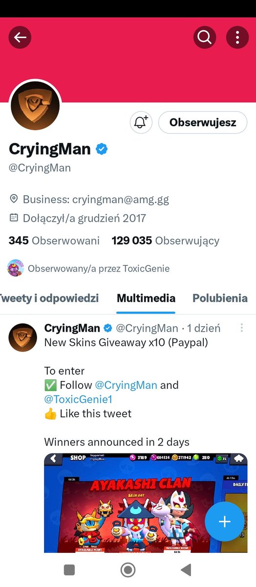 random46475782's tweet photo. @CryingMan @ToxicGenie1 Good luck https://t.co/6v3R8AVfaH