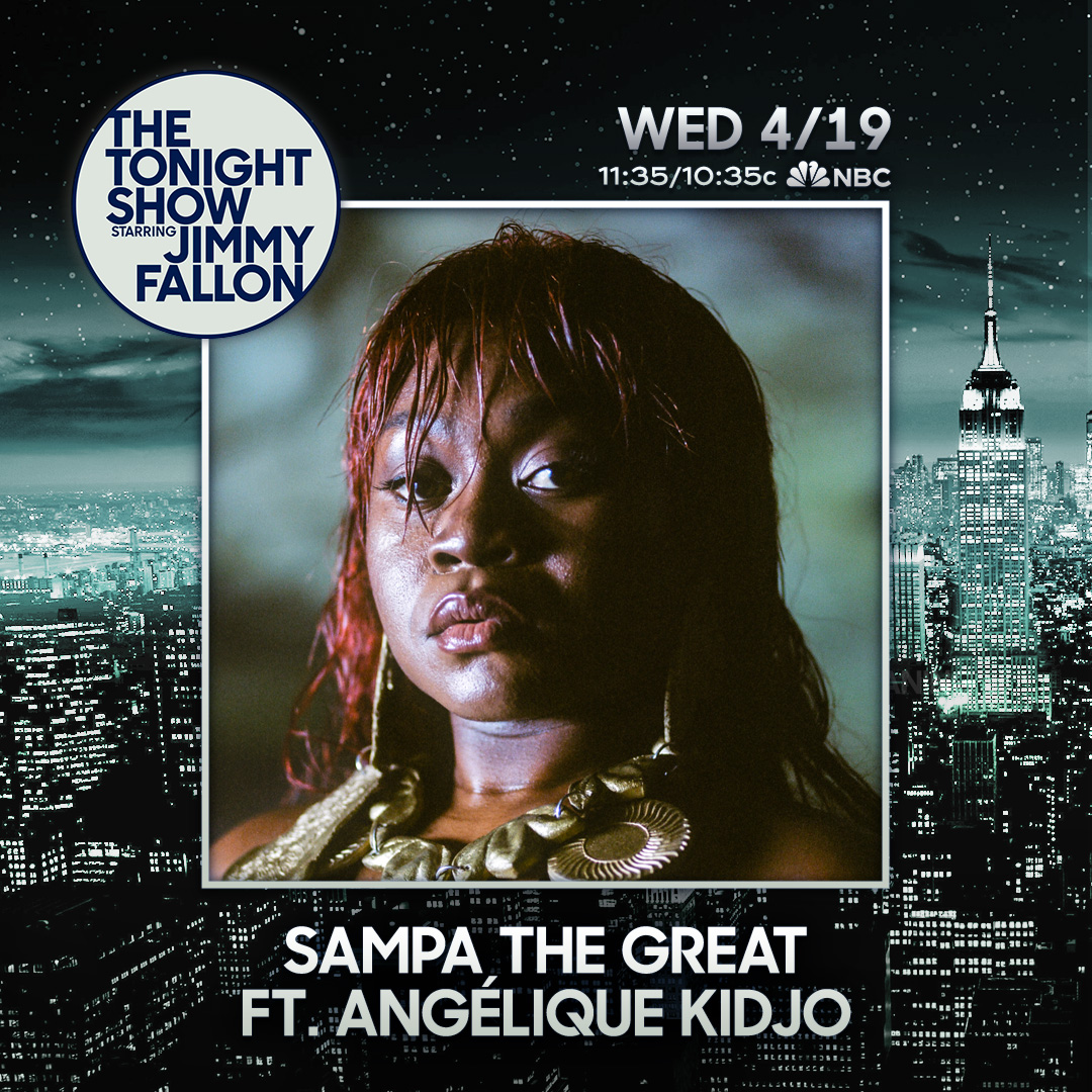 TONIGHT: <a href="/Sampa_The_Great/">Sampa The Great</a> ft. <a href="/angeliquekidjo/">Angelique Kidjo</a> perform “Let Me Be Great” from Studio 6B! 🎶 #FallonTonight