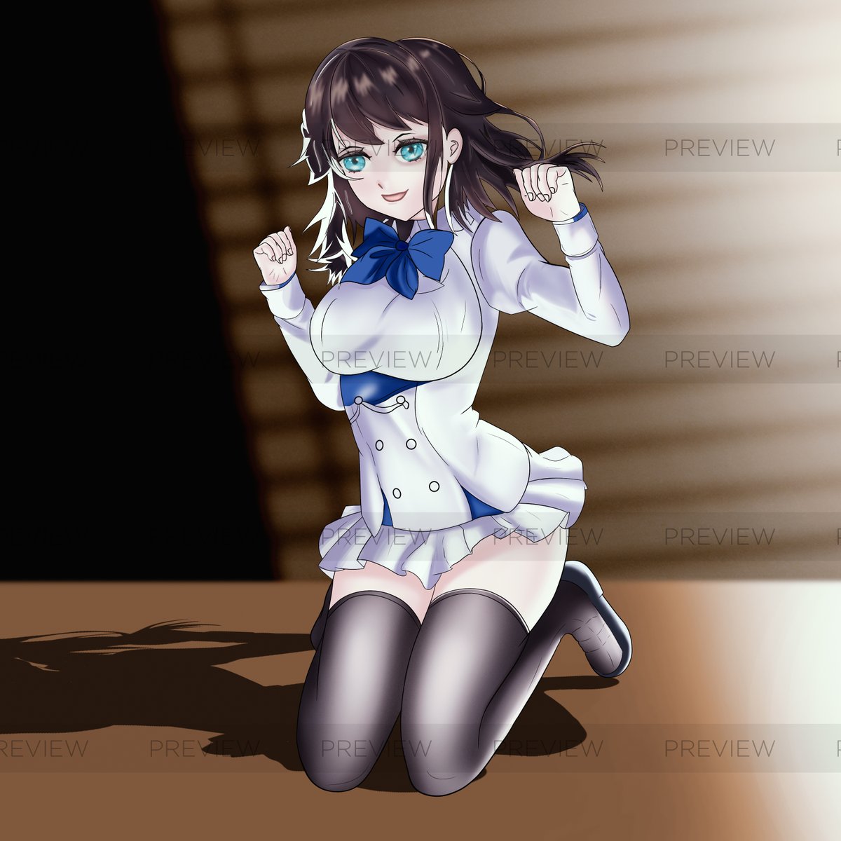 A art with new outfit and New expressions Just wanna share that with all my Twitter feed, So just do let me know If you like to get an anime art style character but don't know how to explain let me know I will get that sorted.

#Commission #animegirl #kawaii #wednesdaythought
