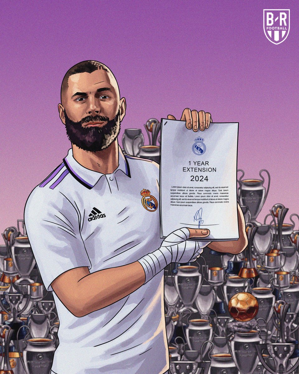 B/R Football on Twitter "Karim Benzema has renewed his contract with