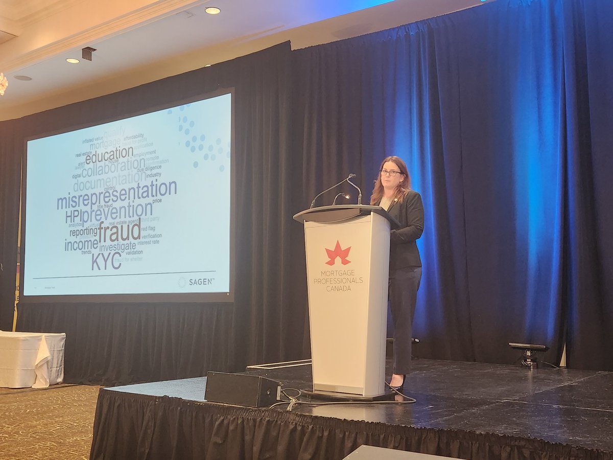 LaurenAvdB's tweet photo. You don't want to miss @Sagen sharing their insights into fraud trends and what we can all do to help protect Canadian homebuyers 🏡 #MyMPC #MPCinAction @MortgageProsCan https://t.co/BRmLjiV0pO