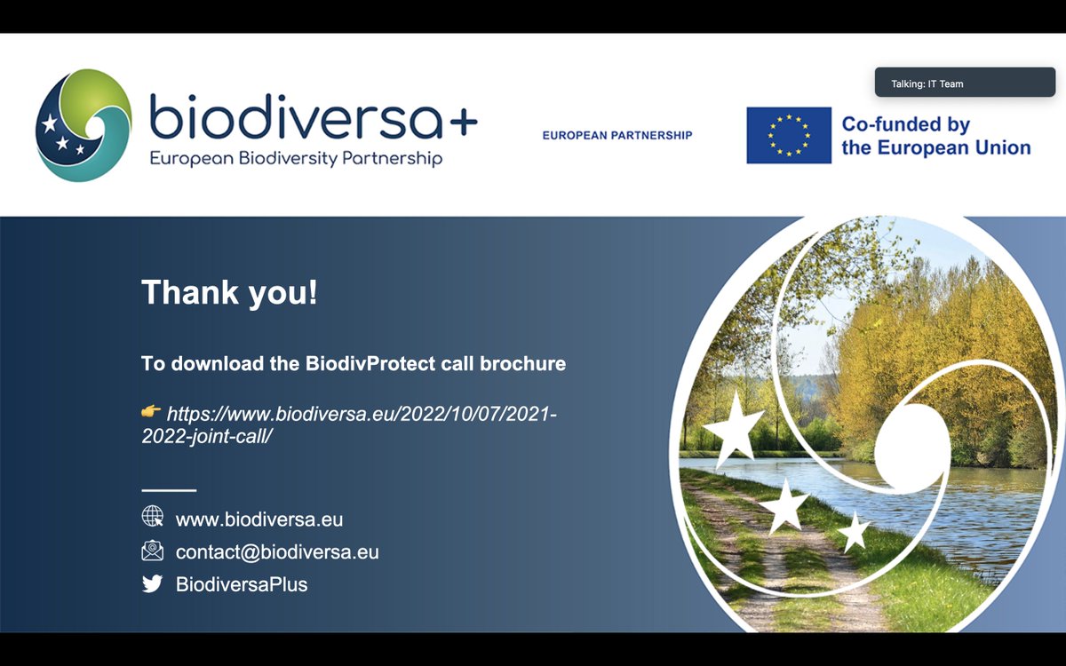 BiodiversaPlus's tweet photo. We've officially heard from all 36 #BiodivProtect projects at #BiodiversaPrague2023 ✨

🙌 Thank you to everyone for their presentations!

Feel like you missed some information? No worries, each project has a dedicated page on our website, go have a look!

https://t.co/yJRwJJHmJZ https://t.co/641WOFREhX