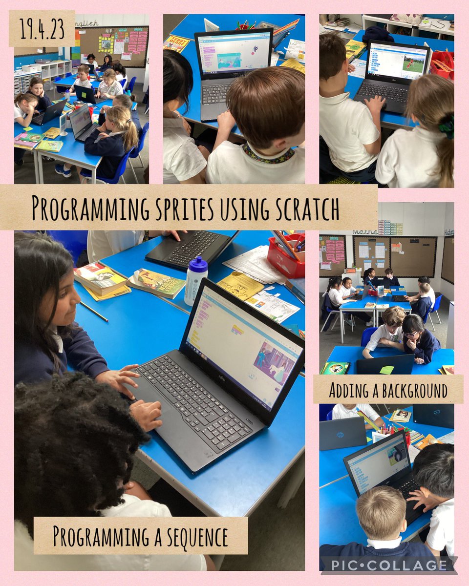 Year3TLTPA22's tweet photo. This afternoon we kick started our new computing topic programming sprites on scratch. We had so much fun choosing sprites, changing backgrounds and even adding sounds. #ltpacomputing #WeAreBrightFutures @limetreepa https://t.co/ILcsfW5K2p