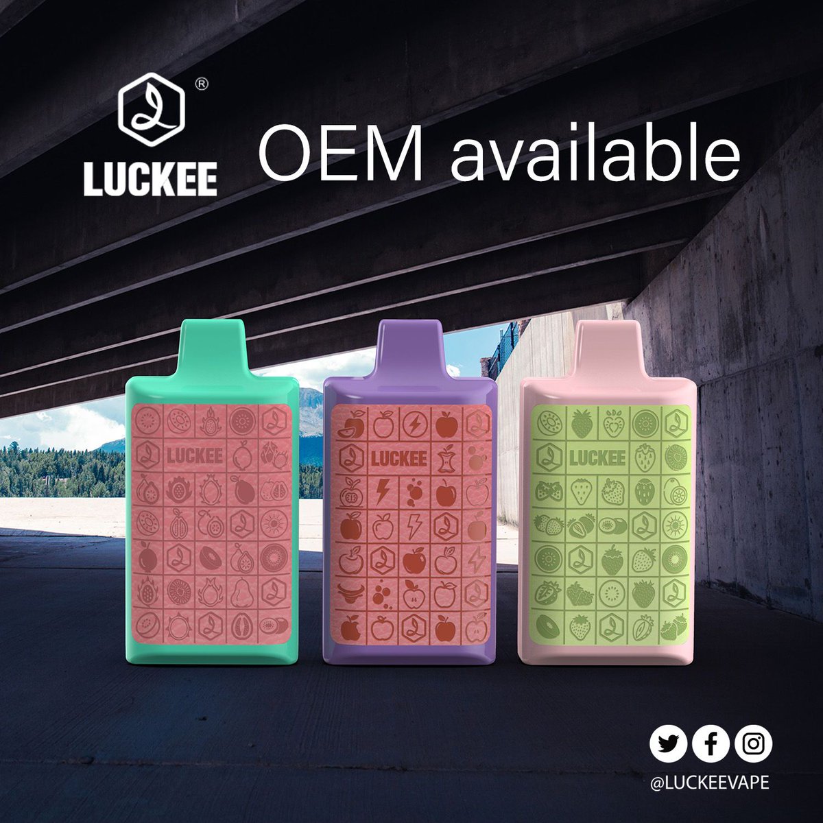 RockMe_Vape's tweet photo. The surface adopts leather indentation, geometric figures and fruit splicing, and unexpected color matching.

🌐https://t.co/gXNUrWhxFL

#oem #vapes #vapeindustry #brandcustomizatio #vapeindustry #vapefactory #vapefactory #meshcoil #modvape #procucts #vapeb2b #b2bmarketing https://t.co/ngNfeEhrTr