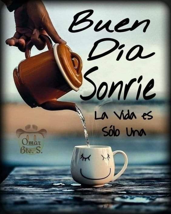 Siempre muestra una sonrisa de agradecimiento por un nuevo día