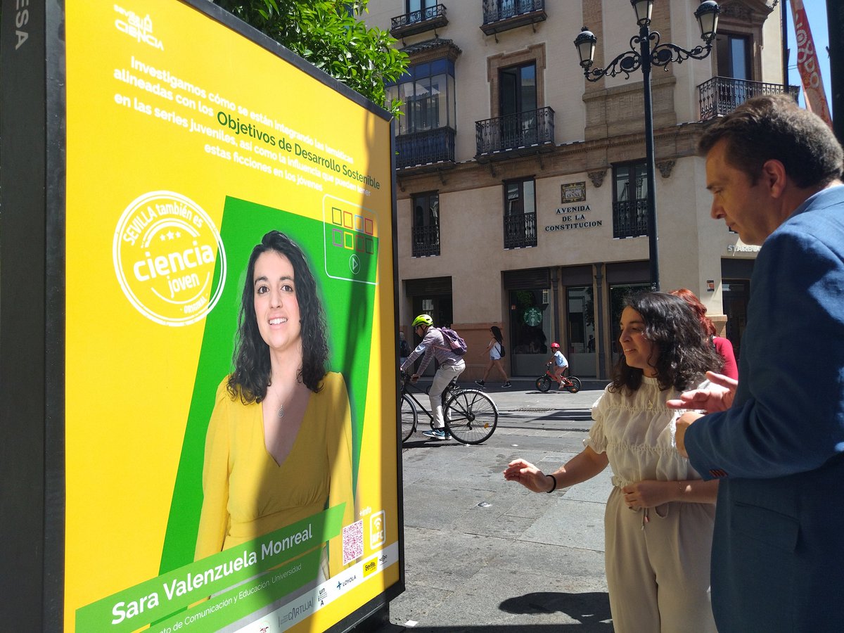 LoyolaResearch's tweet photo. ✔️Las series juveniles como instrumento educativo para un desarrollo inclusivo y sostenible

👉Es el título de la investigación presentada por la investigadora Sara Valenzuela (@Saravamo) 

🌎https://t.co/YcM1VHQP9N https://t.co/cJKC1KUfF7
