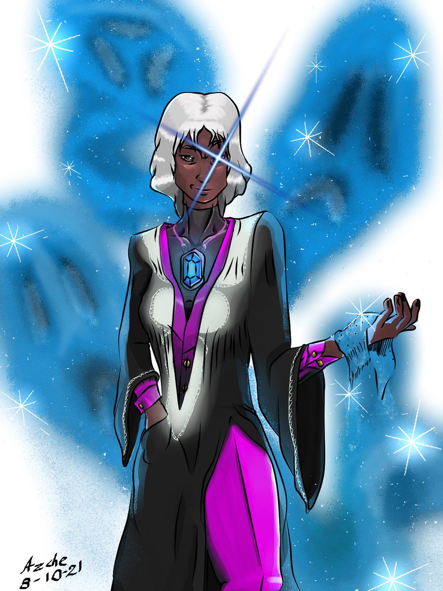 AzchePrime's tweet image. "Miss Sand", gender and color bend version of "The Sandman" character, created by Neil Gaiman @neilhimself