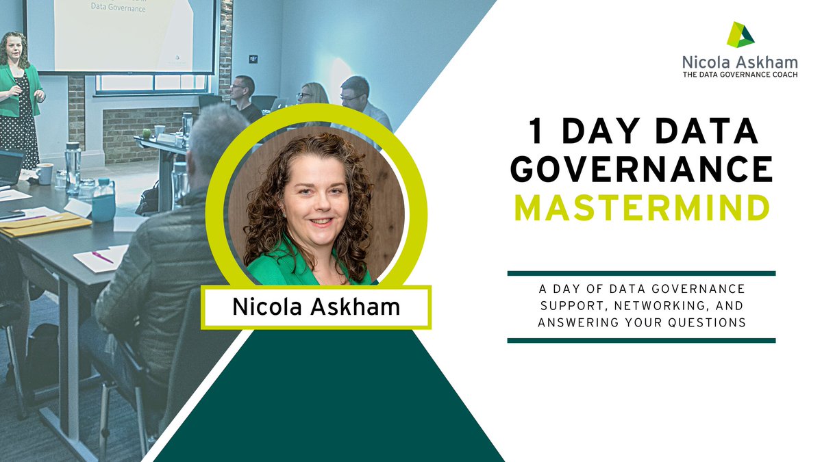 Nicola_Askham's tweet photo. 🚀🎇 Back by popular demand... I'm launching another 1 Day virtual Mastermind Workshop! Sign up now: https://t.co/cMH0f7n5Cg #tdgc #data #datagovernance https://t.co/6h0PH4IK7d