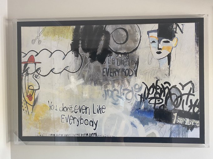 I got these awesome art pieces recently! What do you think? 🖤💛🖤💛 https://t.co/fwHGVA5fuP<a href="/tag/dailyeats"class="tags"><span>#dailyeats</span></a>