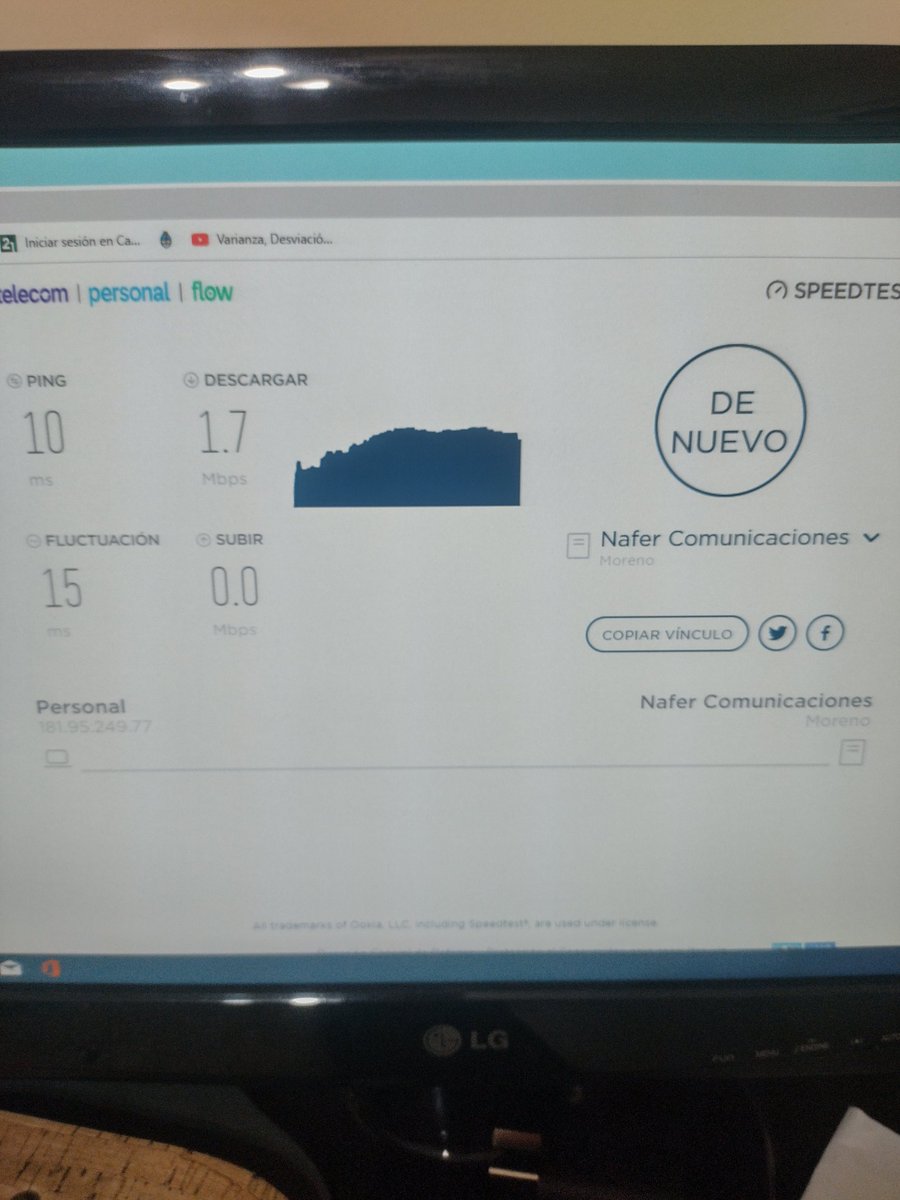 divinare32's tweet photo. Pago por 100 megas y personal me manda eso. 
@PersonalFlow_At @BAconsumidor https://t.co/TVlsEoKEI5