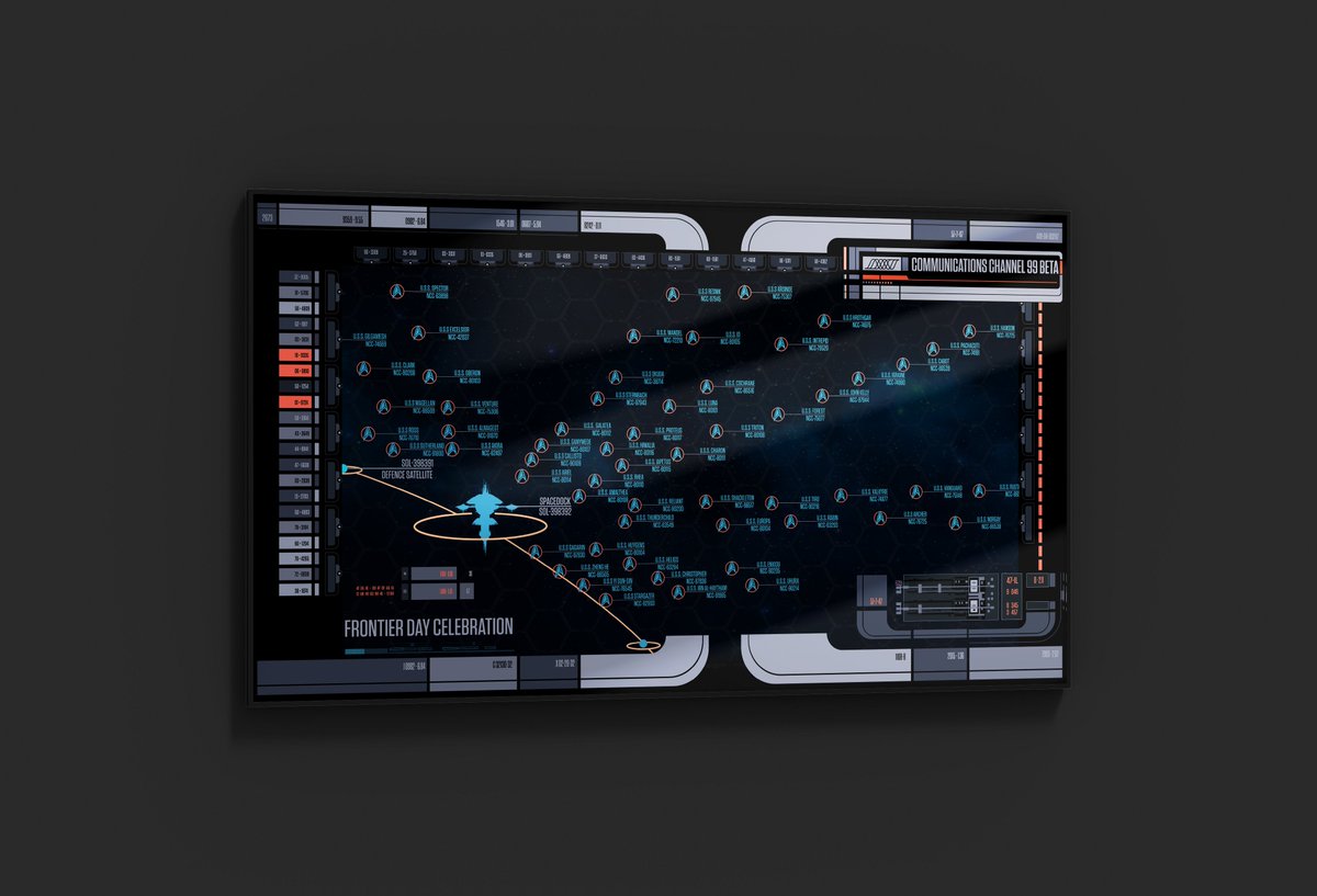 mikeoverton21's tweet photo. Happy Picard Finale Day!!

This weeks wallpaper is the the fleet formation screen from the Turbo lift of the U.S.S. Titan.

You can download it in 4K and 16:10 here: https://t.co/EAATZQOL7p
@ajarvis_art @DaveBlass @MikeOkuda @Starbase400 @NoahSchloss @sethmolson 
#StarTrekPicard https://t.co/7CsD1403Dh