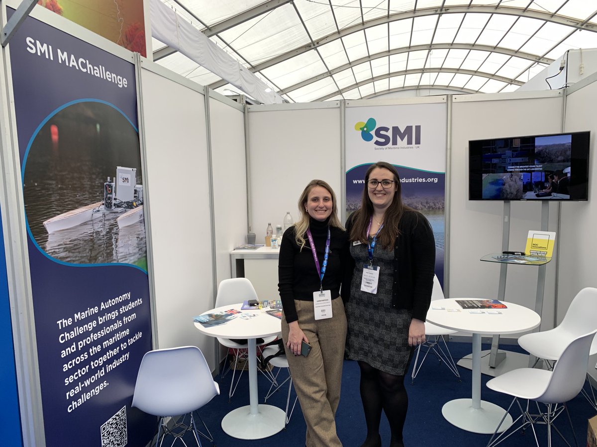 Thanks to Laura from ⁦<a href="/ukinbrazil/">UK in Brazil🇬🇧🇧🇷</a>⁩ at at #OceanBusiness on ⁦<a href="/SocMaritimeInd/">Society of Maritime Industries</a>⁩ stand E3. Great support for the uk maritime enterprise