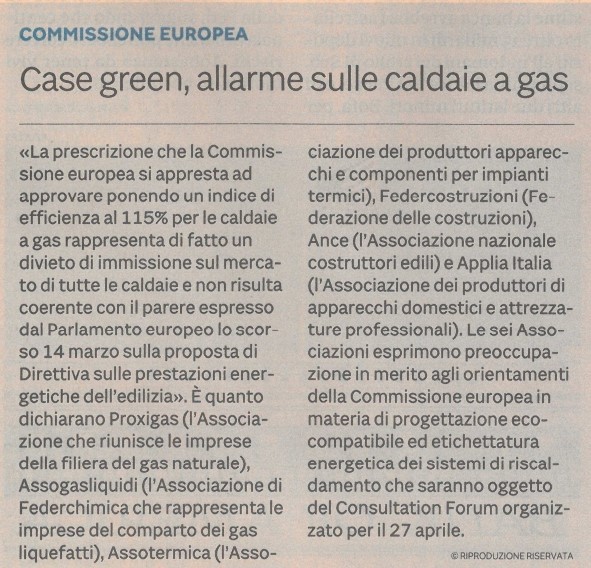 Direttiva Case Green

#Assotermica e altre 5 associazioni filiera gas, termico, edilizia sono preoccupate per indice efficienza 115% su caldaie a gas che rischia di bloccare mercato e chiedono a Ue di considerare tecnologie e specificità Stati Membri

📰 anima.it/media/comunica…