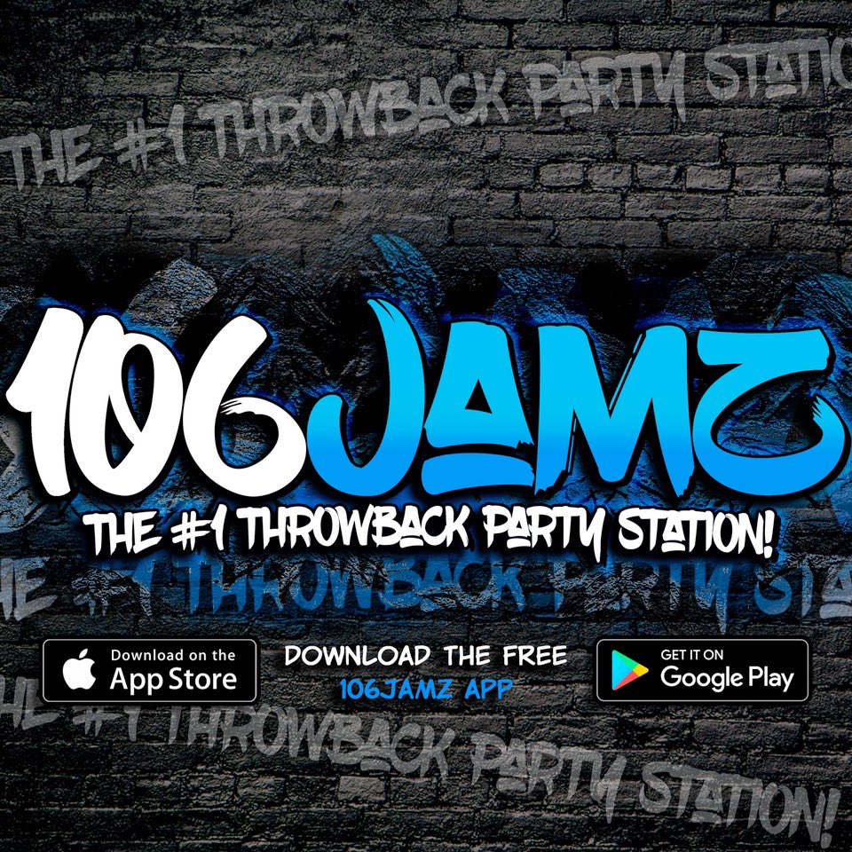 official106jamz's tweet photo. Visit our website for more details.

https://t.co/6MnKXBXjOh

#106jamz #throwbackpartystation #throwbackhits #partyjams #partyvibes #GoodVibesOnly https://t.co/3Q6g89WKVM