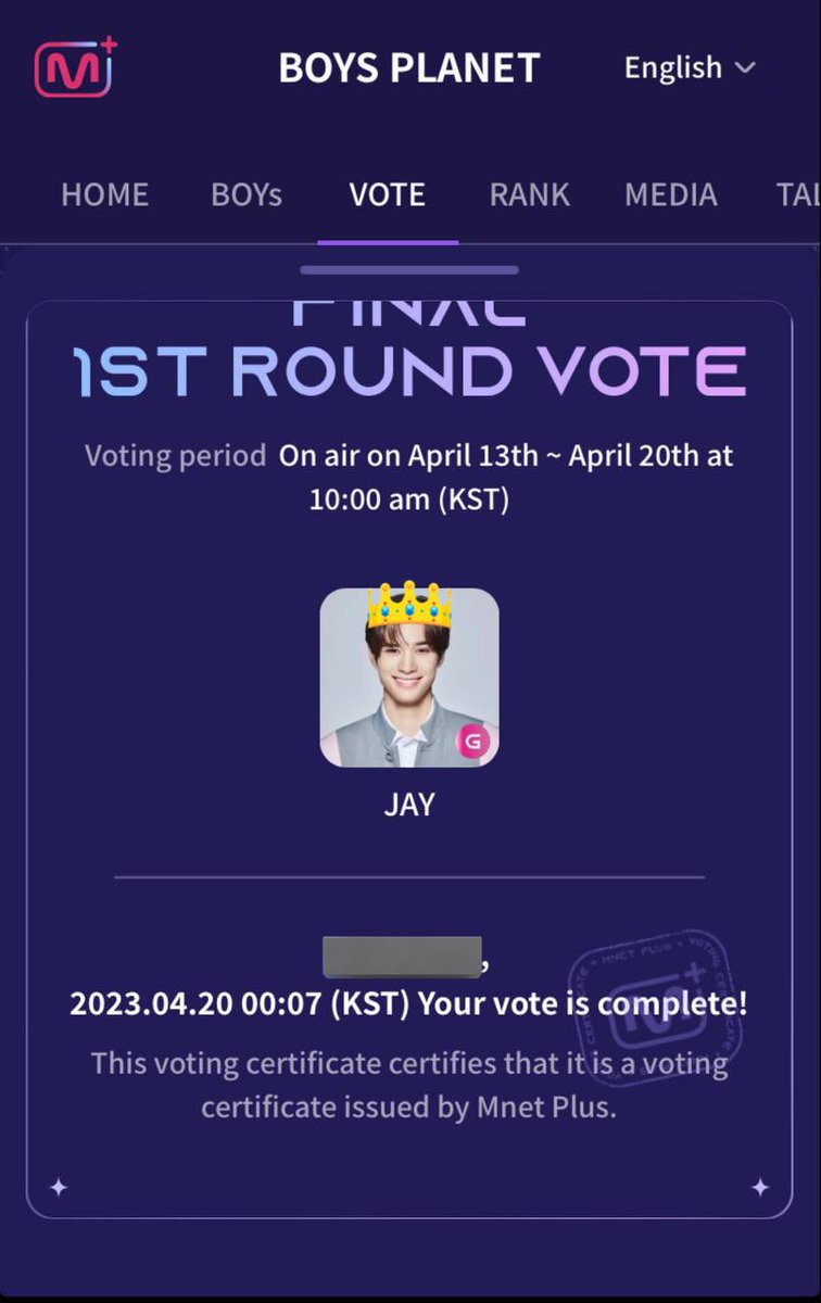 sunlightbellaa's tweet photo. My last  "daily" vote on my first device for Jay.....
What a bittersweet feeling 🥹 

Always rooting for you, @jchang63 💛❤️🎸🌟🤟🏻 

#INOUIO #JAYCHANG #제이창 #JAYCHANG_OURPICK https://t.co/SpLM3IxQ6i
