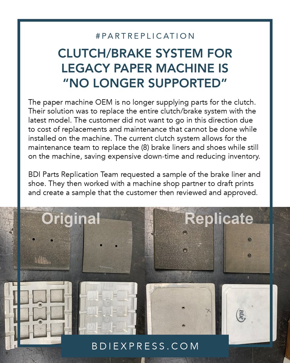 bdiusa's tweet photo. Count on BDI's Parts Replication Team to find alternatives to obsolete parts. Our Knowledge Base is your resource for industry-specific and product-specific best practices.

https://t.co/WQOOvzR2YC

#BDI #MRO #IndustrialSupply #IndustrialSolutions #Distribution #Bearings https://t.co/SgbQBnEqVk