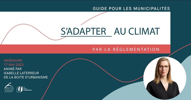 CREAT_08's tweet photo. Le @RNCREQ donne RDV aux #municipalités du #Québec, le 17 mai sur Zoom, pour une présentation du guide « S’adapter au #climat par la réglementation! » par La boîte d'urbanisme. Inscrivez-vous dès maintenant ! https://t.co/WWsx26DIq7
#changementsclimatiques #GES #PolMun #PolQc https://t.co/fuDOP6ecda