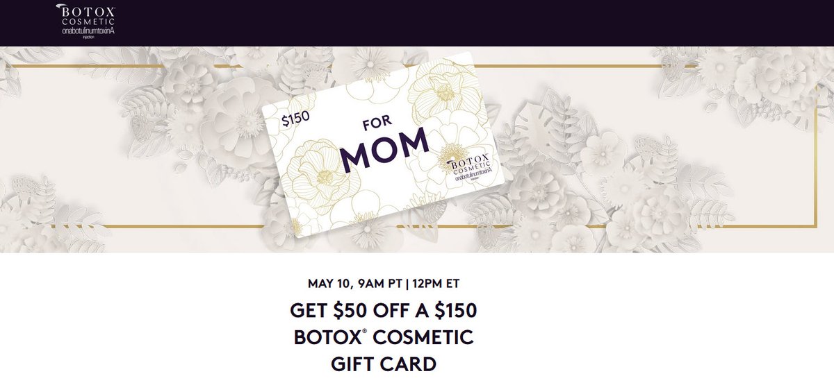 Mother's Day Gift card  – Mother's Day Gift card for Mom.  Pay $100 and Mom gets a $150 gift card!! drmarin.org