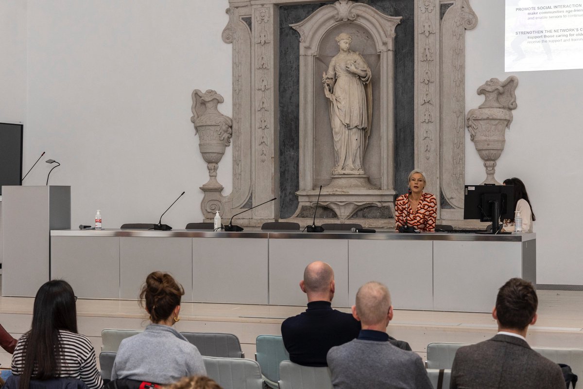 woonwerkarch's tweet photo. Recently Evelien gave a lecture at a conference in Venice called “We do care. Architecture and design for the elderly and for people with disabilities. A confrontation between Dutch and Italian contexts.” This conference was hosted by the Università Iuav di Venezia. https://t.co/3pJGrIOqFH