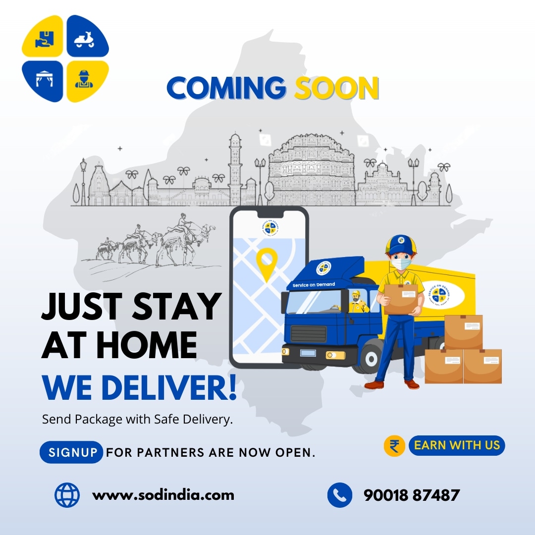 Serviceondeman3's tweet photo. Sign up as a partner now and start earning. Ask us how
Using sod you can
Book a Bike Taxi
Send a package (Small | Big) 
Get All Handyman Services
Order Food
Many more. . 
#serviceondemand_sod
#services
#taxi
#ride
#mehndi
#indianmehndi
#rajasthan
#jaipur
#pinkcity
#sodindia
#reel https://t.co/dNwupMJiL5