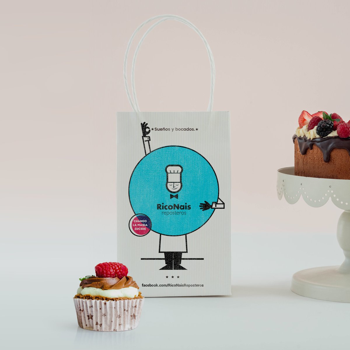 HappyStudioMx's tweet photo. Impulsamos a las marcas a que sacudan el mercado. En esta ocasión en Happy Studio creamos la identidad de marca de RicoNais, un taller especializado en el diseño y la elaboración de postres y pasteles.

Hay emociones que no se sienten, se saborean.

#happystudio #branding https://t.co/qLsa4cJcuS