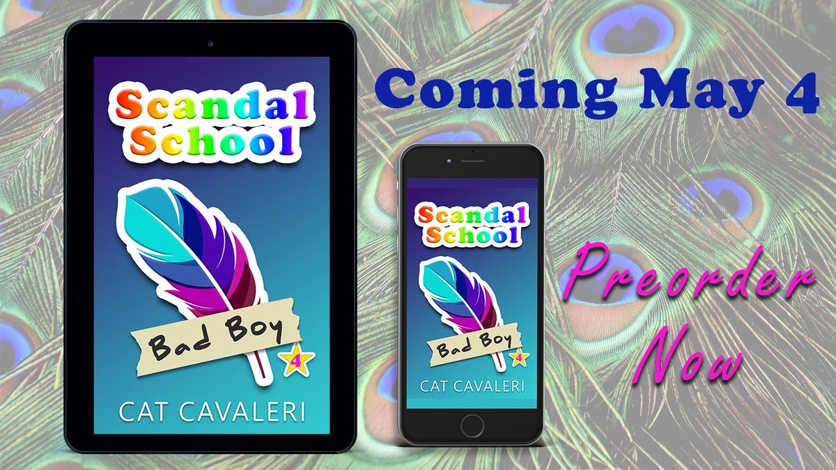 catcavaleri's tweet photo. SCANDAL SCHOOL: BAD BOY is now available for presale!
📚Beryl has just one week to get her hands the most notorious bad boy of all time, or she'll be trapped at Scandal School...forever https://t.co/wYGt6ox957 https://t.co/MLT0RxXnru