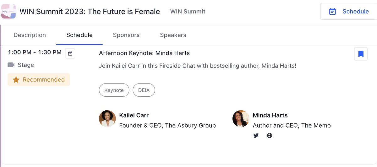 kaileicarr's tweet photo. Looking forward to sharing the stage with my sis @MindaHarts today at the #winsummit! https://t.co/T9UHsyVpQl