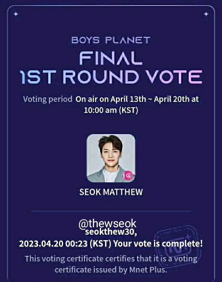 thewseok's tweet image. #Matthew1Pick