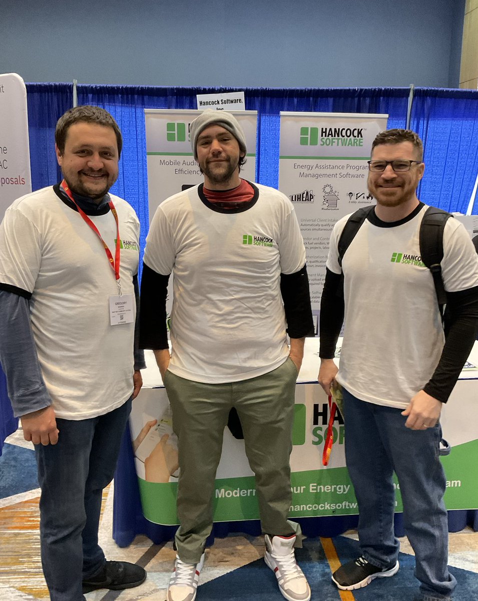 hancockenergy's tweet photo. A program director in the state of Rhode Island: "Hancock is the best thing to happen to Rhode Island, it has helped the whole state standardize their energy efficiency program." (She is not pictured here, but here a group from another Community Action Agency in RI) #NHPC23 https://t.co/w4kxSFuSUI
