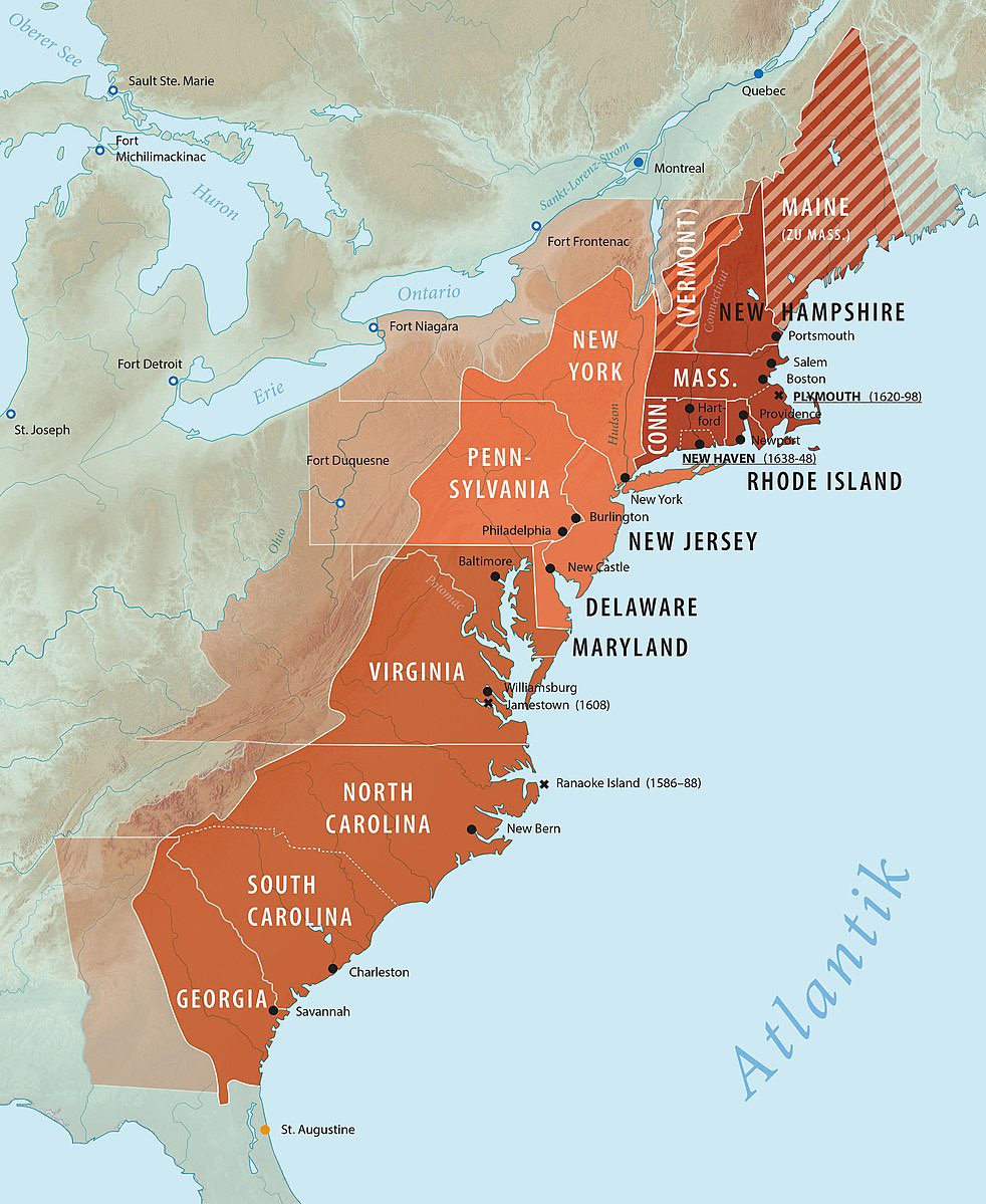 historycalendar's tweet photo. 🧵How the U.S. Got Its Name🧵
During the American Revolution, the rebelling colonies referred to themselves as the United Colonies. Before 1776, other names include “Twelve United English Colonies of North America”, “United Colonies of North America”, and more. https://t.co/T3hoLokLXg