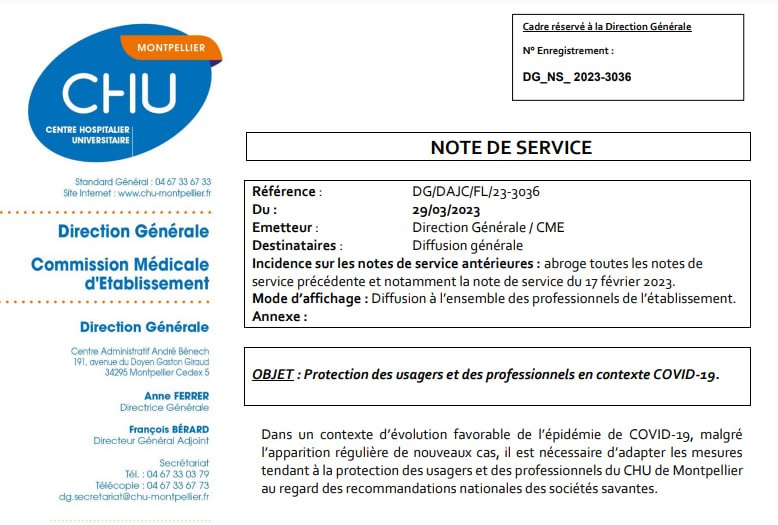 AssociationPEC's tweet photo. 🔴 Victoire ! #PEC
Après une mise en demeure par @UnionMarche et Les Parents en Colère, l'Hopital Lapeyronie (34) @CHU_Montpellier lève l'obligation de tests PCR avant les chirurgies !
Plus de masques non plus !
#StopTestHopital
⤵️ Ils ne l'ont communiqué aux employés qu'hier ! https://t.co/hLP66crq8d