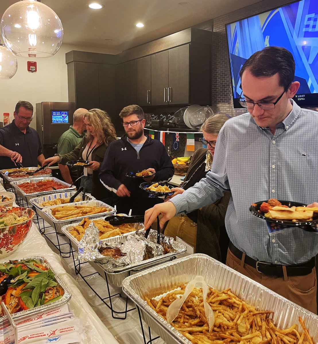GGOutfitters's tweet photo. Yesterday we celebrated our team members’ family cultures from around the world with a company potluck. Our team tasted foods from over 10 countries and let’s just say it was out of this world! How do you celebrate your family’s heritage? #HeritageDay https://t.co/l7rqnrwPAL