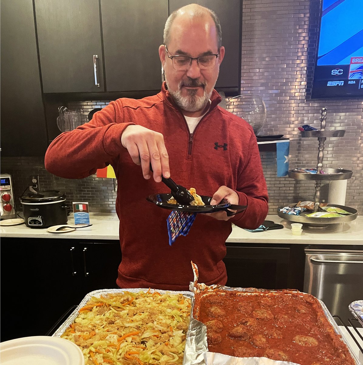 GGOutfitters's tweet photo. Yesterday we celebrated our team members’ family cultures from around the world with a company potluck. Our team tasted foods from over 10 countries and let’s just say it was out of this world! How do you celebrate your family’s heritage? #HeritageDay https://t.co/l7rqnrwPAL