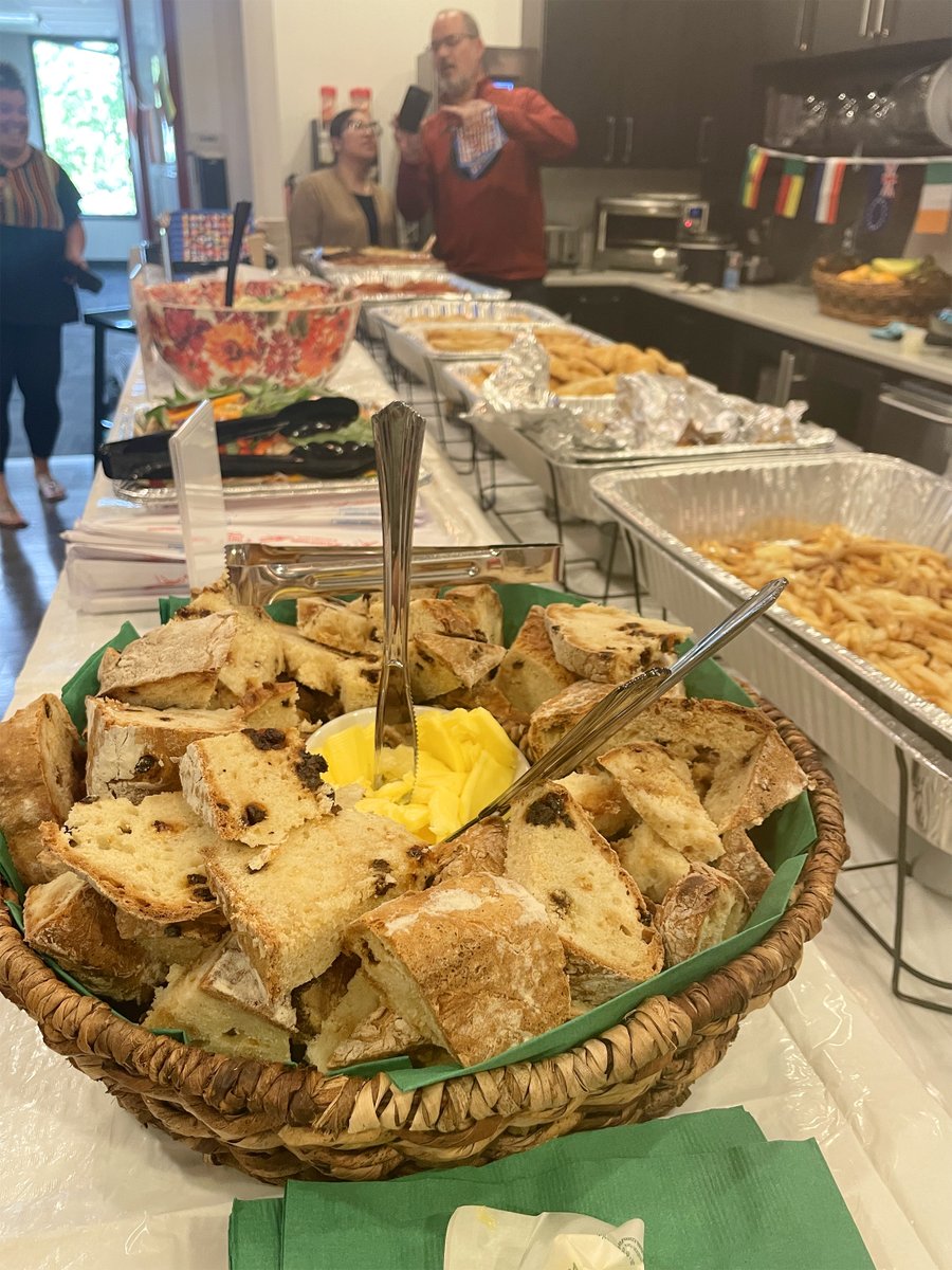 GGOutfitters's tweet photo. Yesterday we celebrated our team members’ family cultures from around the world with a company potluck. Our team tasted foods from over 10 countries and let’s just say it was out of this world! How do you celebrate your family’s heritage? #HeritageDay https://t.co/l7rqnrwPAL