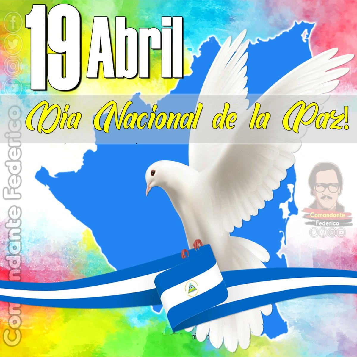 CmdtFederico's tweet photo. #LaPazNuestraVictoria 

Los hijos de Sandino reconocemos el compromiso de los hombres y mujeres valientes que a lo largo de la historia de nuestro pueblo nicaragüense han luchado y defendido la soberanía y la paz de nuestra Nicaragua bendita y siempre libre

#ManaguaSandinista https://t.co/FVqCM9JEI5