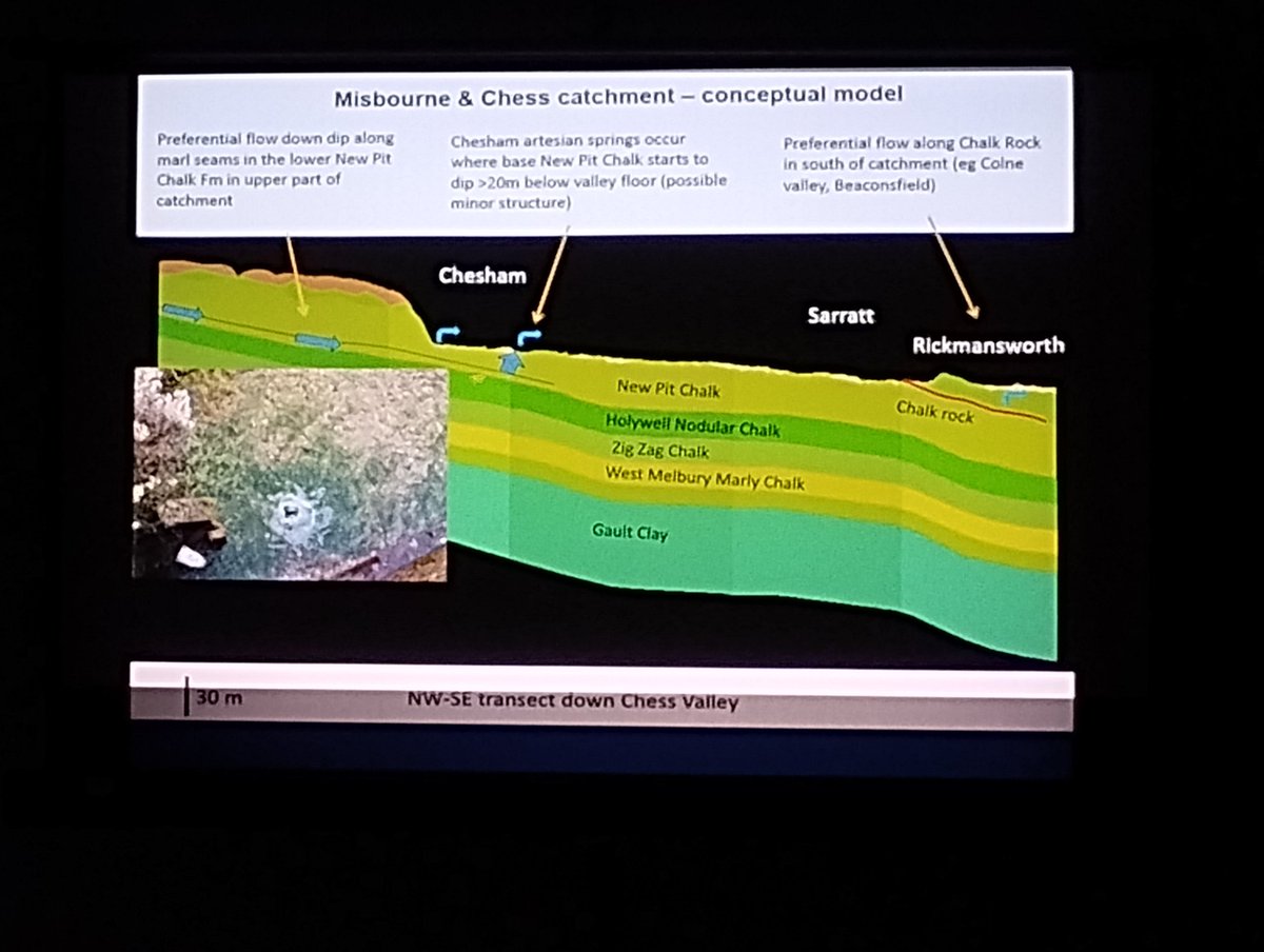 As part of the @RiverChess #SmarterWaterCatchment initiative, we hosted a #citizenscientist social evening last night where the fascinating Dr Haydon Bailey shared his knowledge on chalk geomorphology supporting our @ChilternsAONB #chalkstreams 

Riveting talk & discussions!