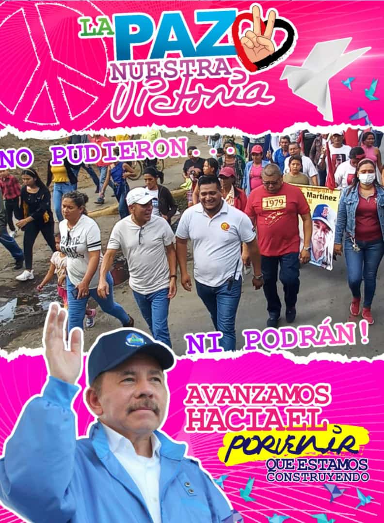 CCTipitapaR's tweet photo. Tipitapa l Orgullosamente militante de la paz en Nicaragua Bendita y Siempre Libre #19Abril día nacional de la paz. #LaPazNuestraVictoria #ManaguaSandinista https://t.co/cIV3IzUU1E