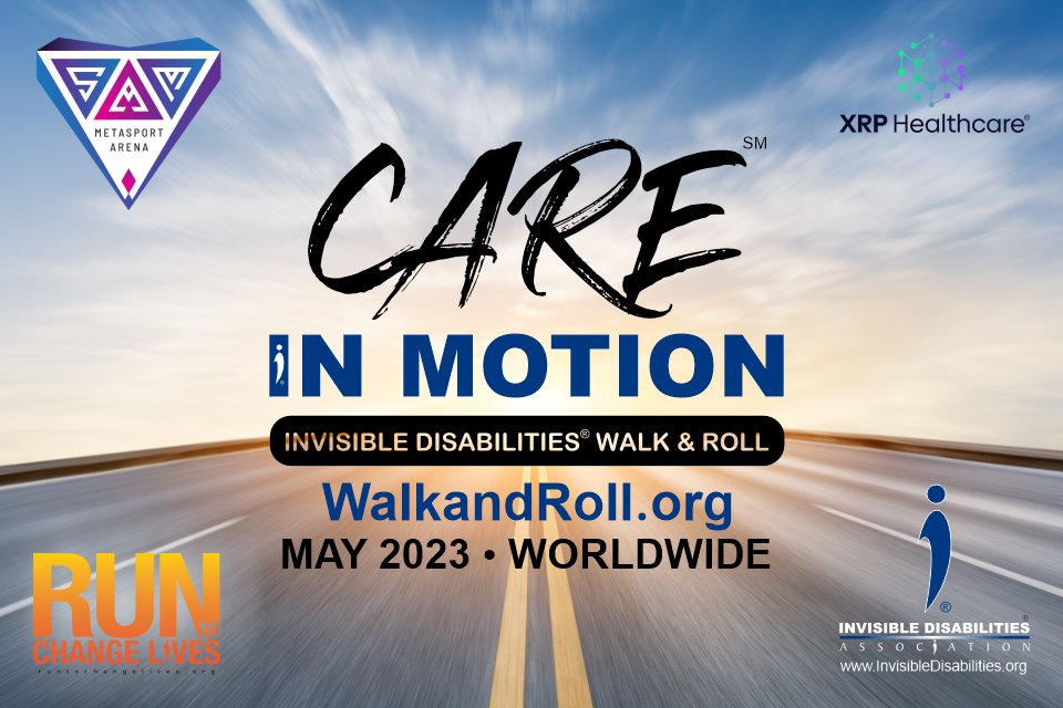 InvDisabilities's tweet photo. Participate anytime, anywhere in May! Walk, roll, skate, scoot as an individual or team! Get your own webpage for people to sponsor you!
👉 Register Now! https://t.co/3jF1GweQ0X #InvisibleDisabilities #chronicillness #chronicpain #disabilityawareness #disabilitysupport #Autism https://t.co/DIU0GrNpjO
