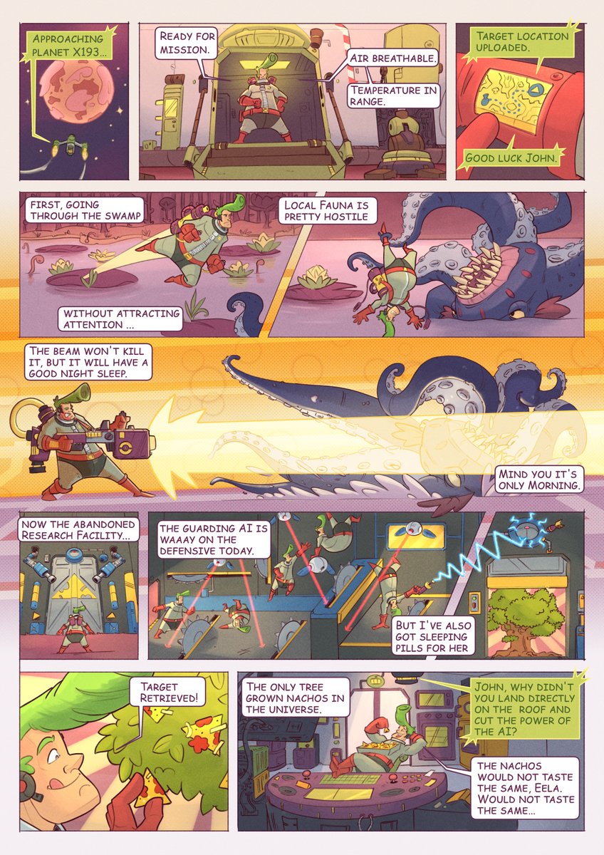 Nodragem's tweet photo. My first comic! Ever! So excited :) 

#myfirstcomic #comicart #scificomic #scifi https://t.co/NwbSbRaTBu