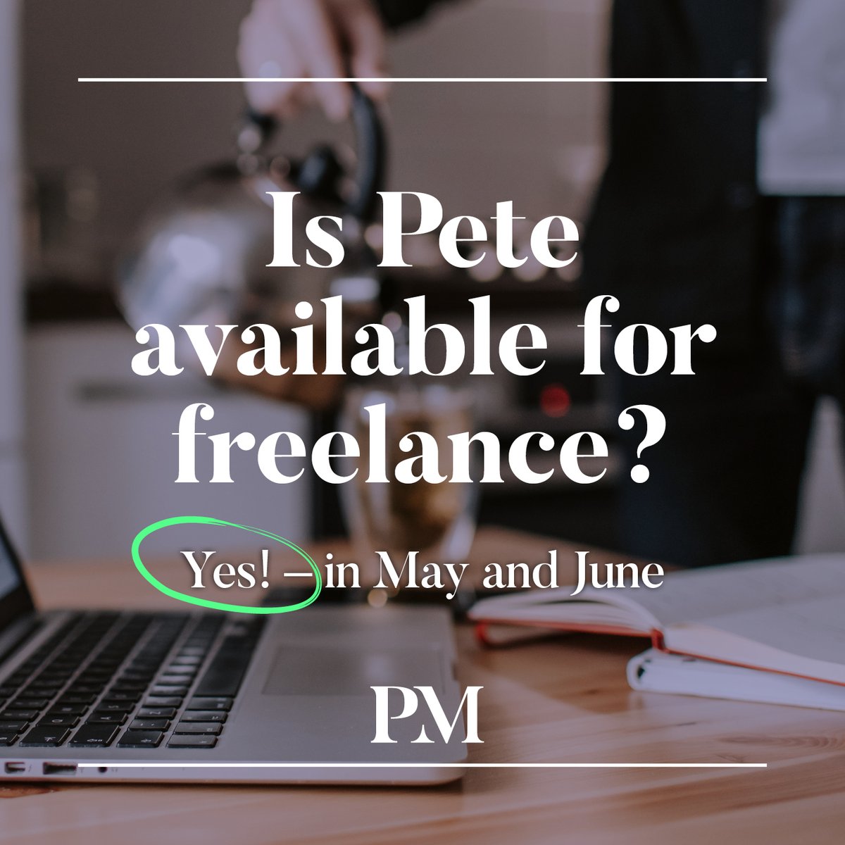 pmasondesign's tweet photo. Had a good start to the year and I'm looking to stay as busy as can be!👋🏻

Got some availability from May into June 🗓

Studio or creative agency who might need an extra pair of hands? –  If you'd like to have a chat or think we may be a good fit working together, get in touch 😊 https://t.co/4fVuOnizXj