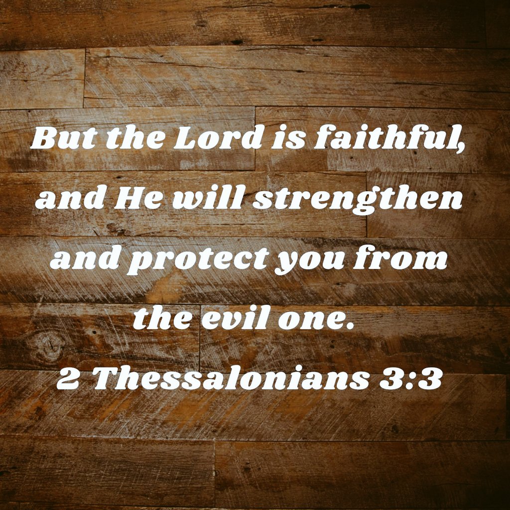 JLueStayTrue3's tweet photo. Yes He is! God is sooo faithful!!! We must #StayTrue3 to Him because in Him, we are strengthened and protected. Even when we do not stay #LinkUpWitTheMostHigh and #StayTrue3 to Jesus, He is faithful to us and strengthens and protects us from the devil. βπ½π―π°ππ #BLKGS3 https://t.co/KlZyTlUBII