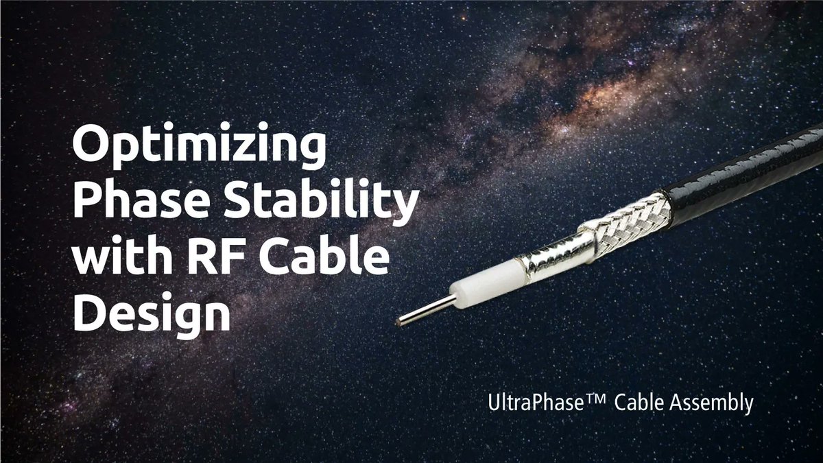 Array antennas are taking over the satellite game, and selecting the right cable to keep everything in phase is crucial! But don't worry, there's a variety of options to choose.🛰️ See our recommendations here: buff.ly/3YwNrgR  #rf #microwave #rfmicrowave  #spaceready